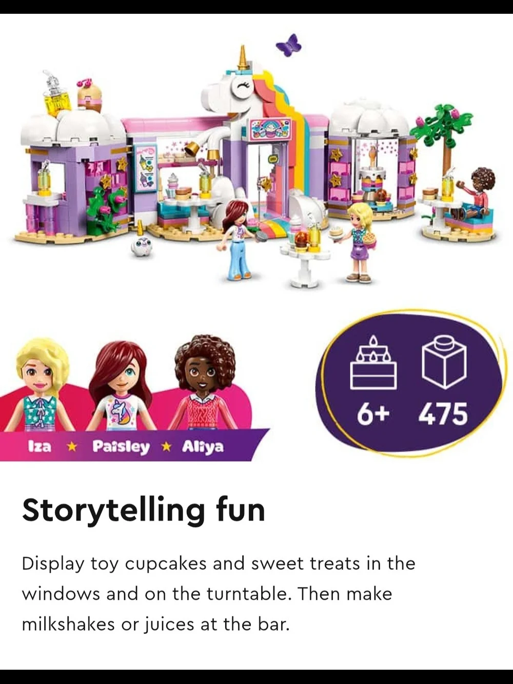 Brand New! Lego Friends Unicorn Dream Café